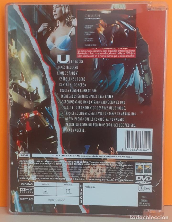 Cine: CRASH (DAVID CRONENBERG 1996)(DVD) - USADO - Foto 2