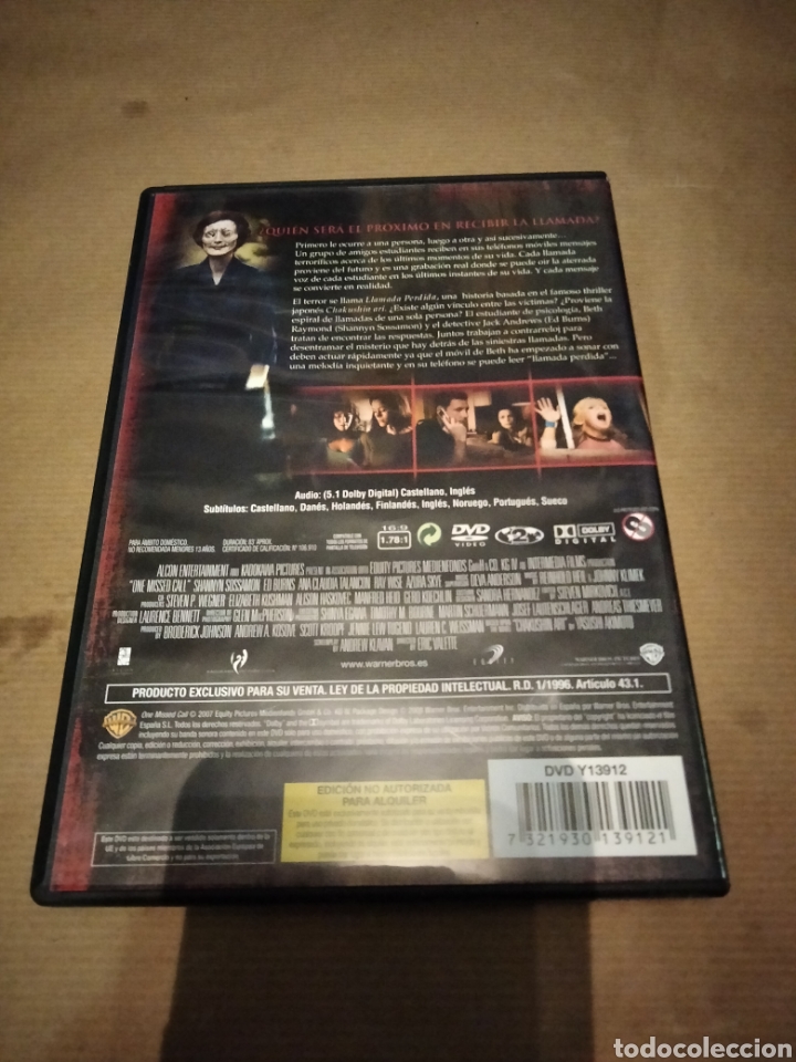Cine: Llamada perdida dvd -212 - Foto 2