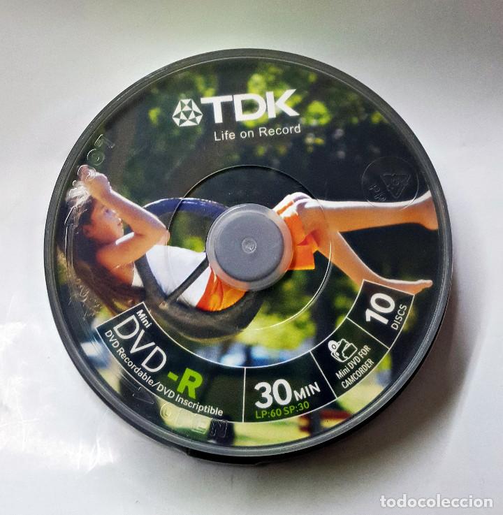 Cine: 10 MiniDVD-R TDK. Precintados.