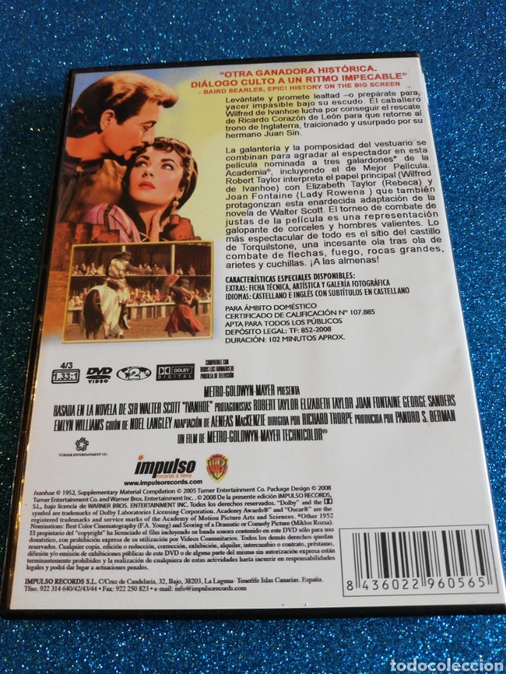 Cine: Ivanhoe Dvd Pel&iacute;cula - Foto 2