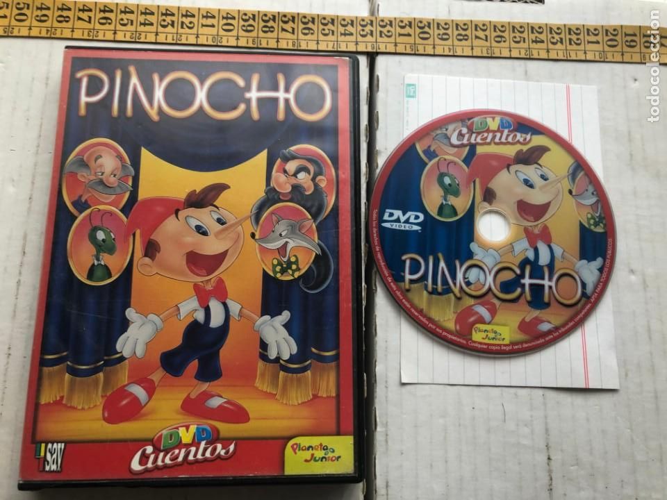 Cine: Pinocho Planeta Junior cuentos pelicula dvd kreaten