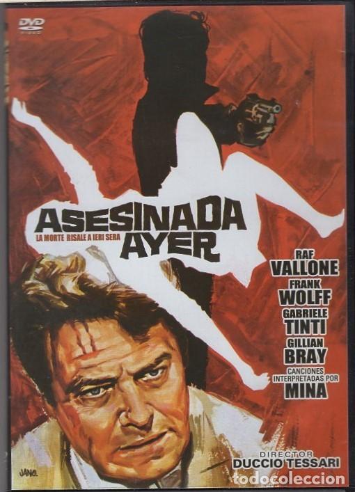 Cine: ASESINADA AYER DVD (RAF VALLONE)-EL PADRE PERSIGUE A LOS ASESINOS DE SU HIJA ANTES QUE LA POLICIA