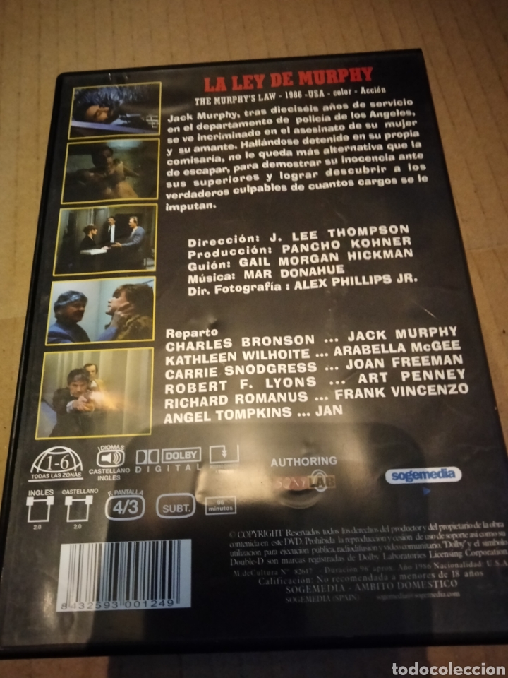 Cine: La ley de Murphy dvd -182 - Foto 2
