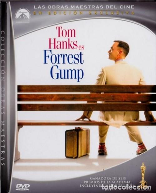 Cinema: FORREST GUMP (DVD + LIBRO 36 p&aacute;g.) Director: Robert Zemeckis Actores: Tom Hanks, Robin Wright