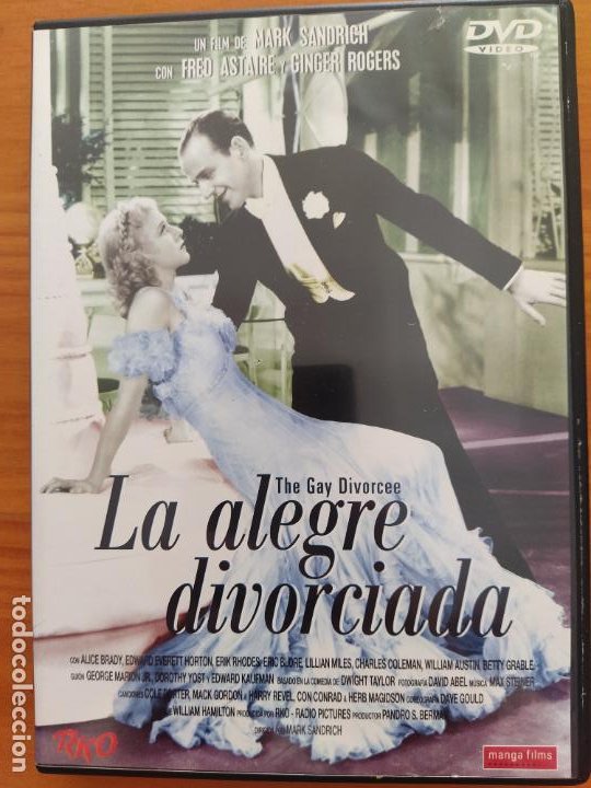 DVD LA ALEGRE DIVORCIADA - FRED ASTAIRE - GINGER ROGERS (DH) (Cine - Películas - DVD)