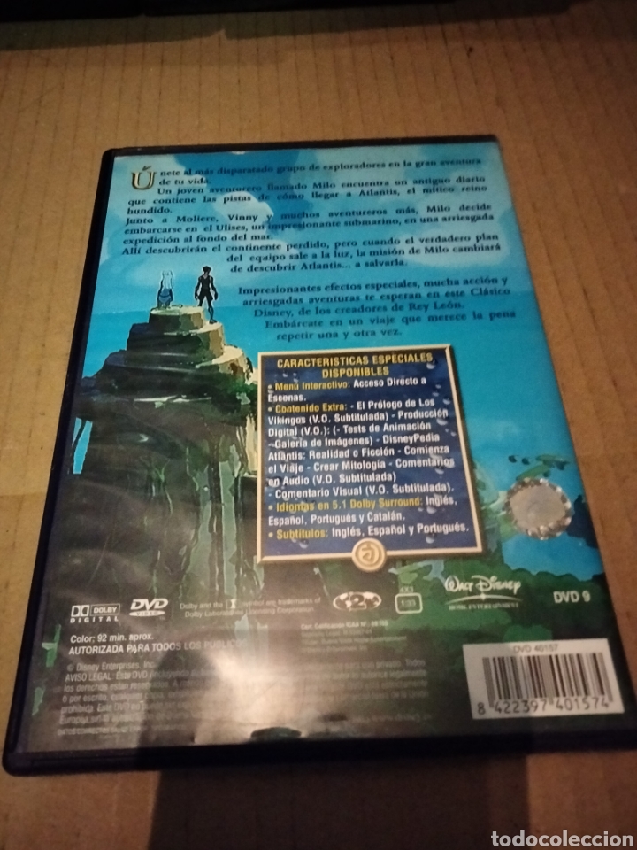Cine: Atlantis el imperio perdido dvd - Foto 2