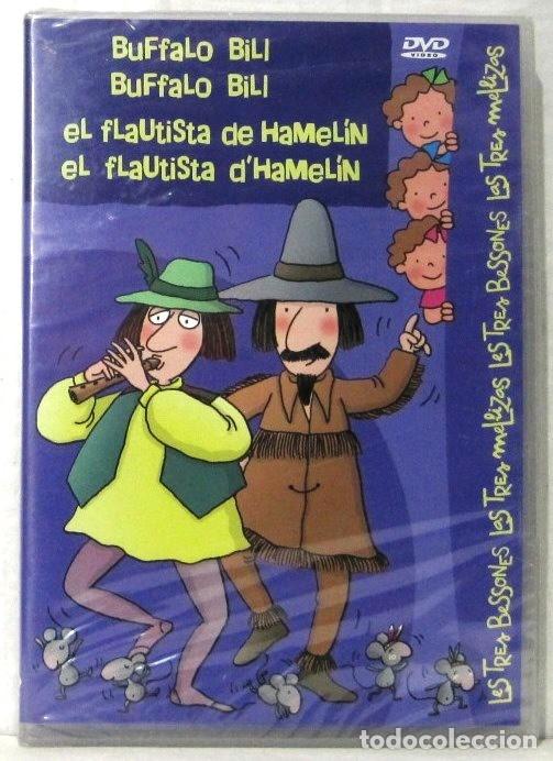 Cinema: LES TRES BESSONES - BUFFALO BILI - EL FLAUTISTA D'HAMELIN - DVD PRECINTADO