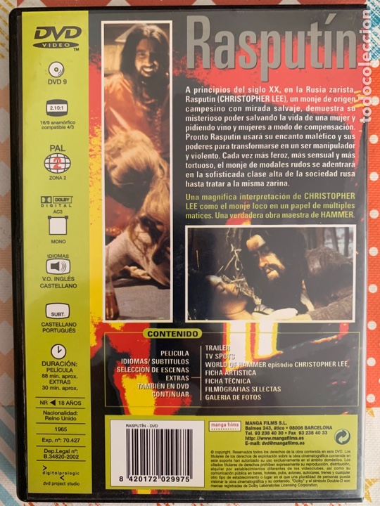 Cine: Rasputin (Don Sharp, 1966) - Foto 2