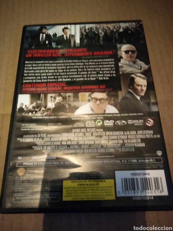 Cine: Argo dvd -------- 212 - Foto 2