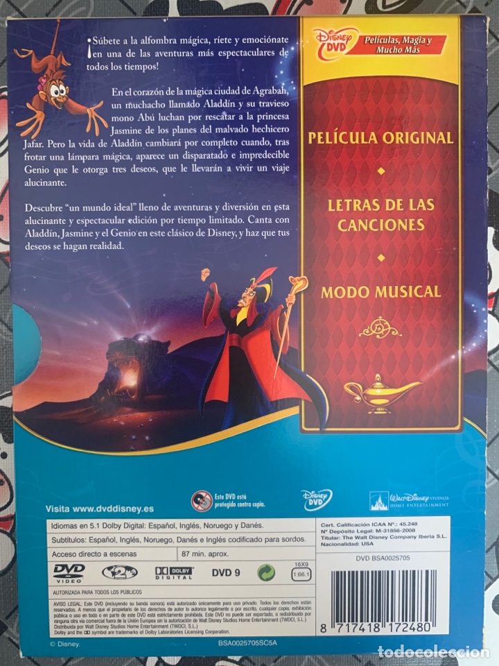 Cine: Aladdin (1992) - DISNEY - Foto 2