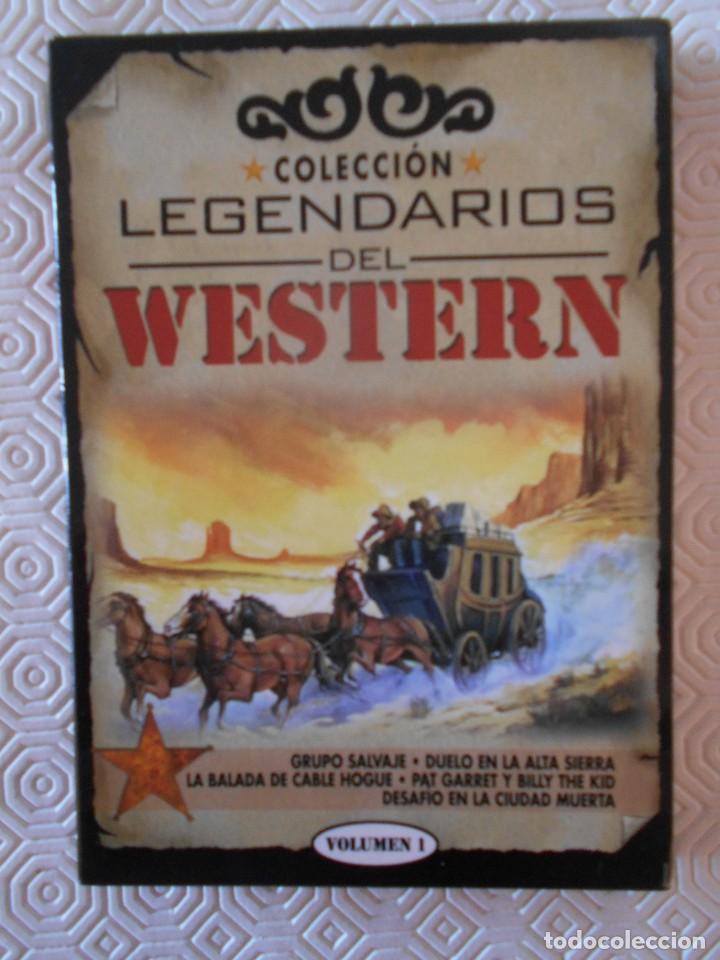 Cin&eacute;ma: COLECCION LEGENDARIOS DEL WESTERN. ESTUCHE CON 5 DVD CON 5 PELICULAS: GRUPO SALVAJE - DUELO EN LA AL