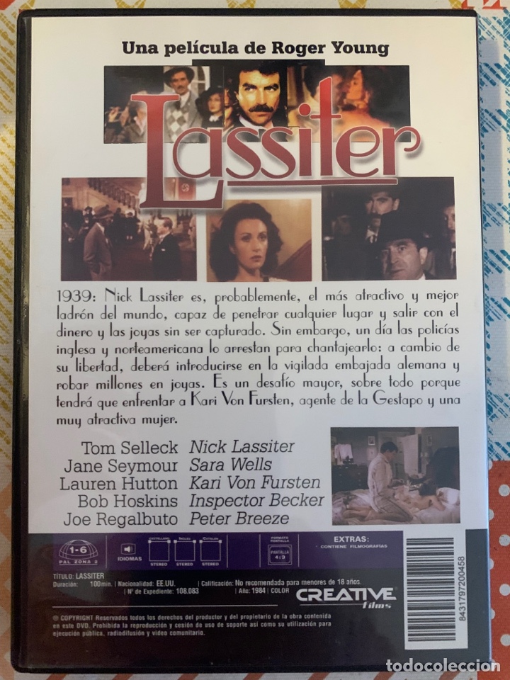 Cine: Lassiter (Roger Young, 1984) - Foto 2