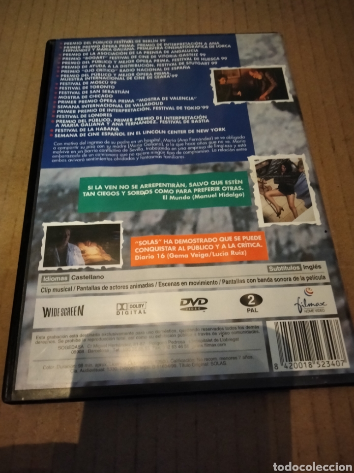 Cine: Solas dvd -------- 79 - Foto 2
