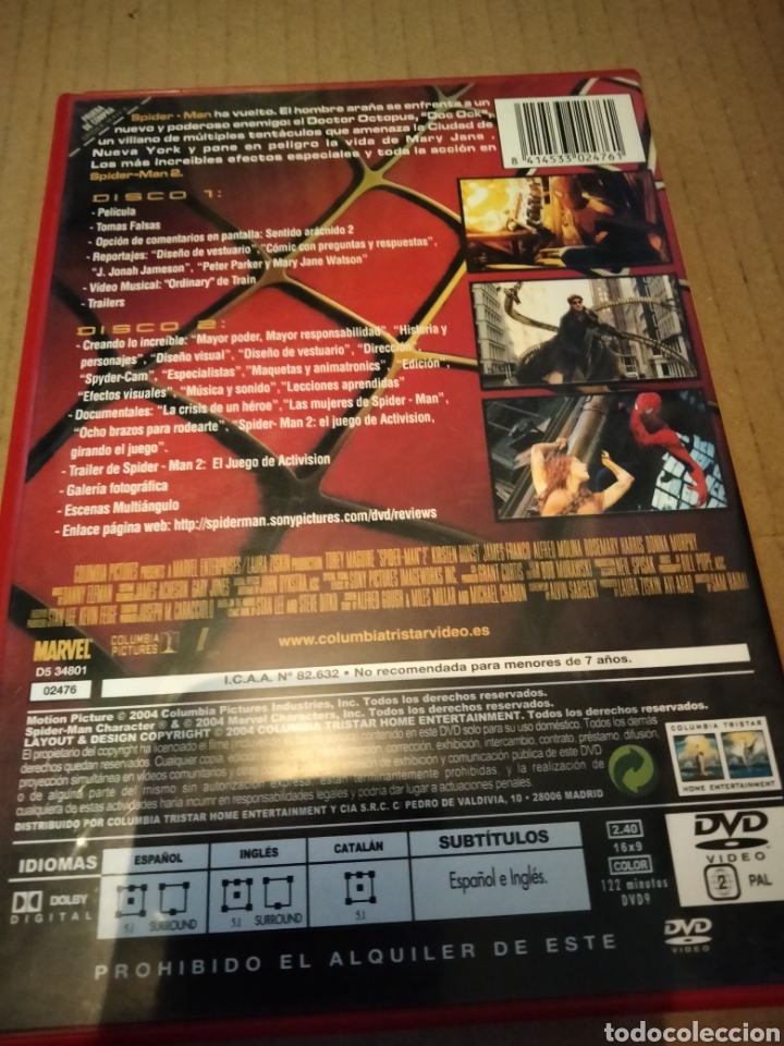Cine: Spiderman 2 dvd -124 - Foto 2