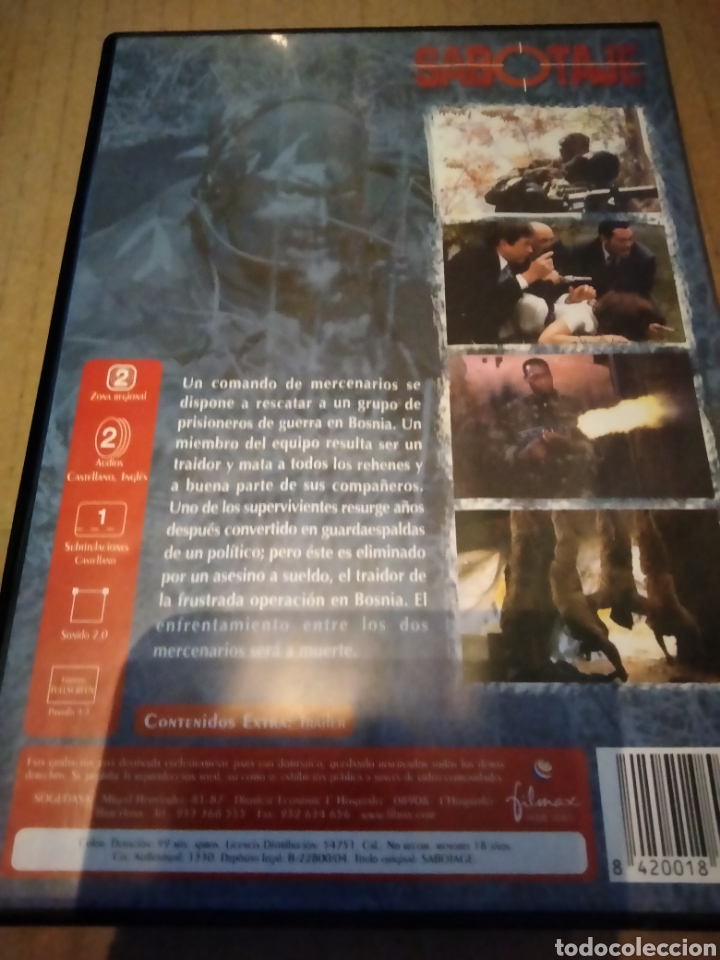 Cine: Sabotaje dvd ---- 199 - Foto 2