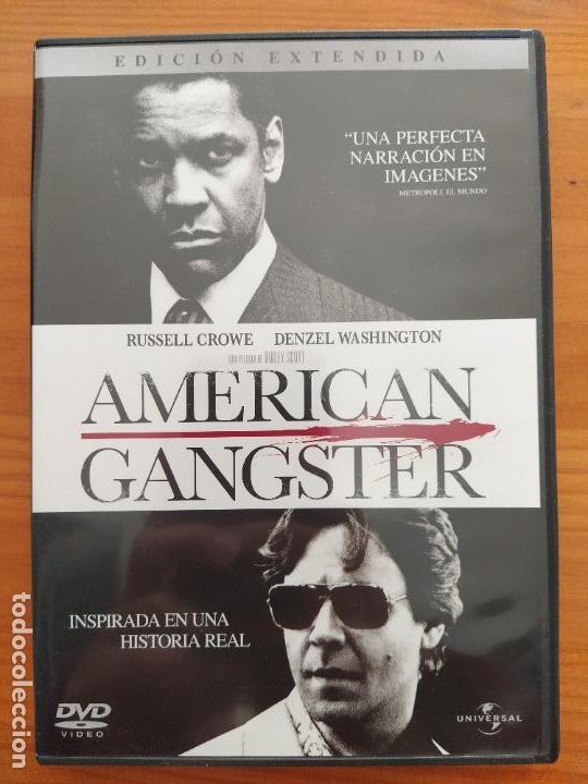 Cine: DVD AMERICAN GANGSTER - EDICION REMASTERIZADA - RUSSELL CROWE (W7) - Foto 1 - 304522383