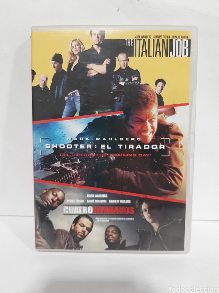 Cinema: S517 The Italian Job/shooter/cuatro hermanos DVD SEGUNDAMANO