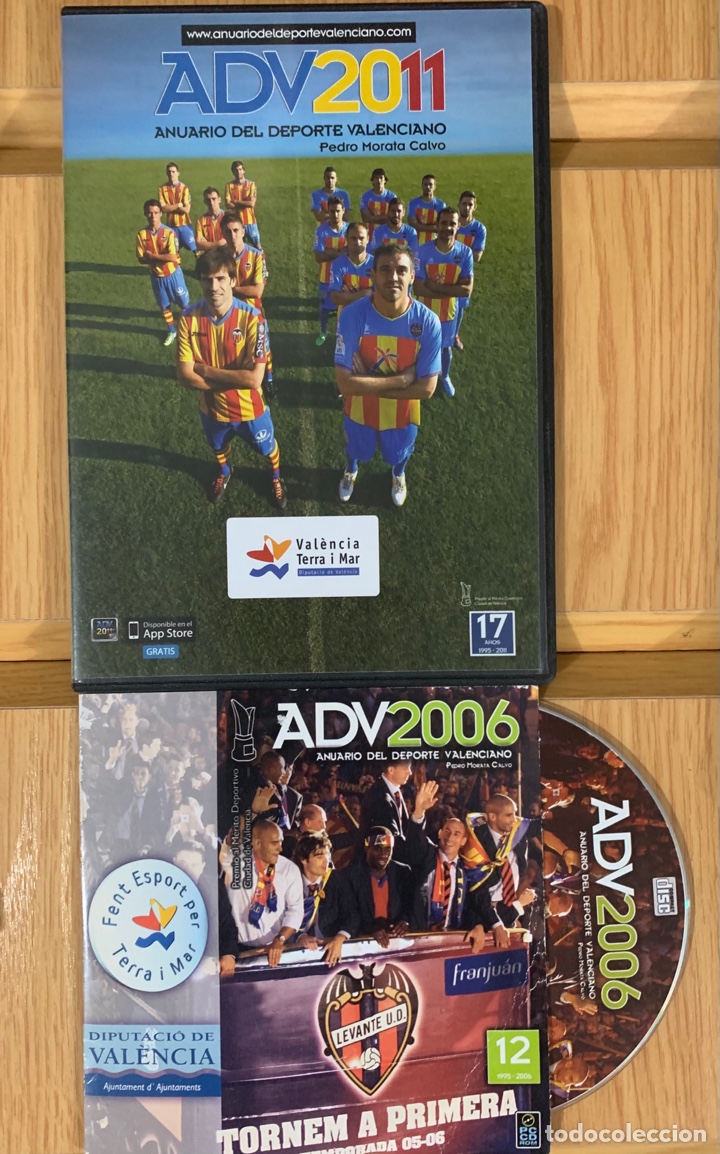 Cine: LOTE 2 DVD ANUARIO DEL DEPORTE VALENCIANO FUTBOL - ADV 2006 2011 VALENCIA LEVANTE