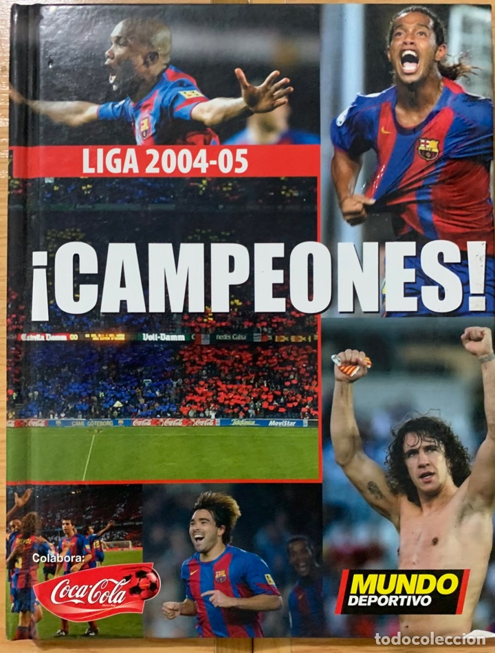 Cine: LIBRO Y DVD BARCELONA 2004 - 2005 BAR&Ccedil;A CAMPEONES LIGA F&Uacute;TBOL 04-05 MUNDO DEPORTIVO Y COCA-COLA