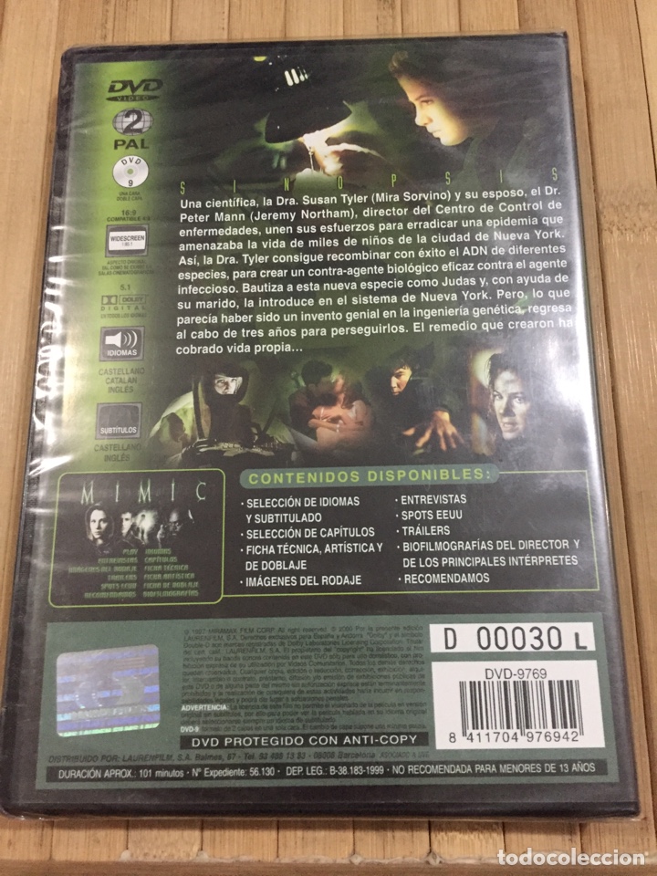Cine: MIMIC DVD - Precintado - - Foto 2