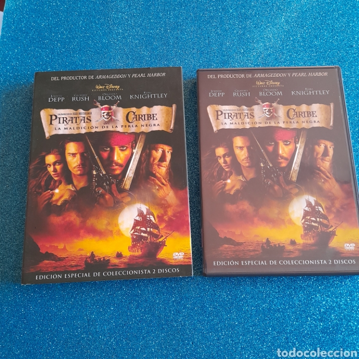 Cine: Piratas del Caribe la maldici&oacute;n de la Perla Negra edici&oacute;n especial de coleccionista 2 discos