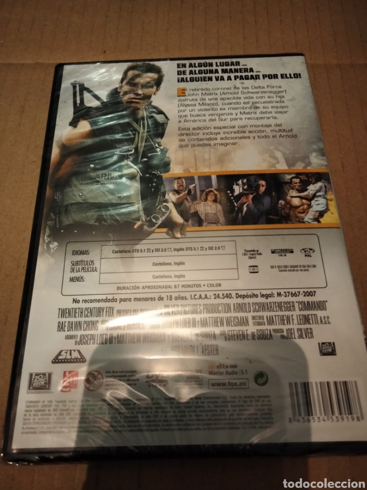 Cine: Commando dvd Nuevo -45 - Foto 2