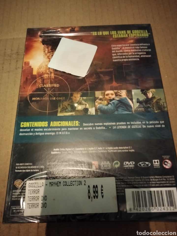 Cine: Godzilla dvd Nuevo - Foto 2
