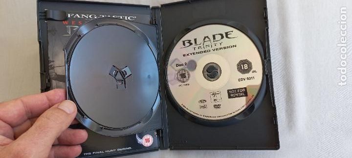 Cine: BLADE. TRINITY. EXTENDED VERSION. WESLEY SNIPES.. 2 DVD. EN INGL&Eacute;S - Foto 3