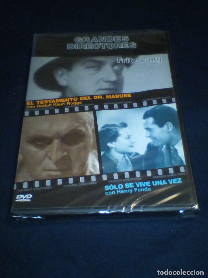 Cinema: DVD 2 Peliculas (El Testamento del Dr. Mabuse y S&oacute;lo se vive una vez) Con Precinto Original.