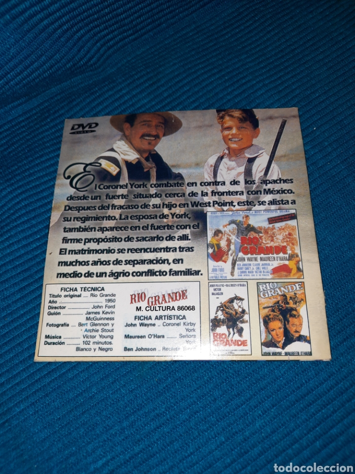 Cine: DVD RIO GRANDE, JOHN WAYNE - Foto 2
