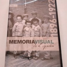 Cine: DVD DOCUMENTAL MEMORIA VISUAL DE ESPAÑA. CAPÍTULO 1 (1896-1922). 2007. PRECINTADA.. Lote 307371078