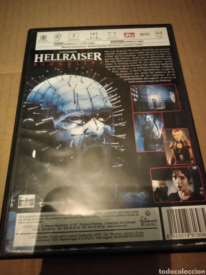 Cine: Hellraiser bloodline dvd -134 - Foto 2