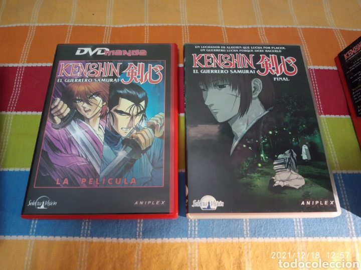 Cine: 2 DVDs. Kenshin. La pel&iacute;cula + Final.