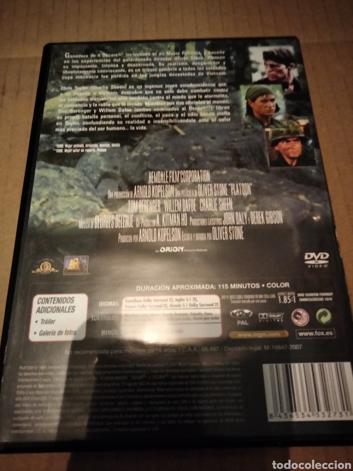 Cine: Platoon dvd ----- 232 - Foto 2