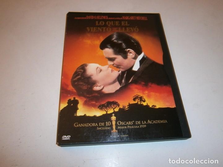 Cine: LO QUE EL VIENTO SE LLEVO DVD