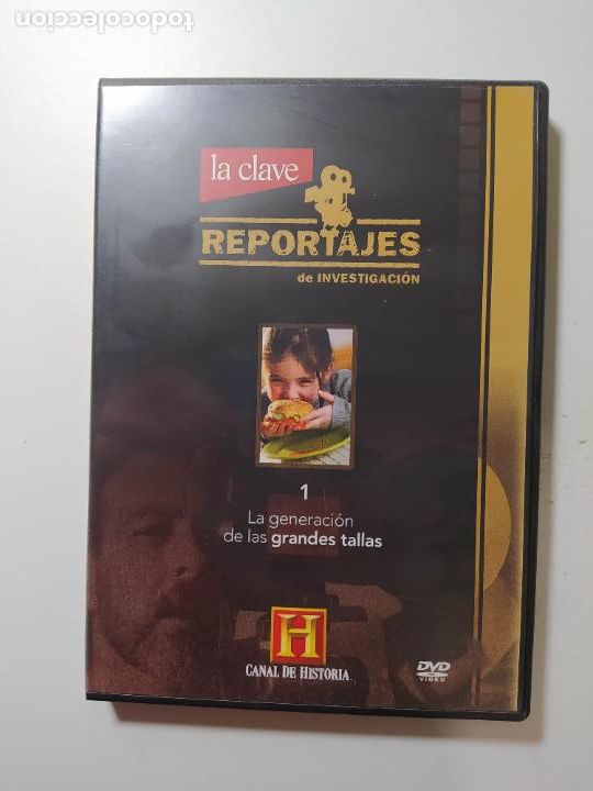 Cinema: LA CLAVE REPORTAJES DE INVESTIGACION N&ordm; 1 GENERACION GRANDES TALLAS. CANAL HISTORIA. DVD. TDKV12A