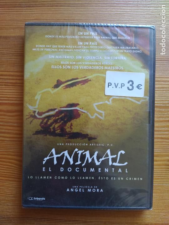Cin&eacute;ma: DVD ANIMAL - EL DOCUMENTAL - ANGEL MORA - NUEVO, PRECINTADO (F4)