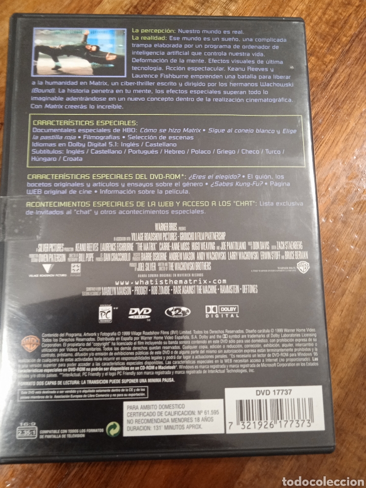 Cine: DVD Matrix . Keanu Reeves - Foto 2