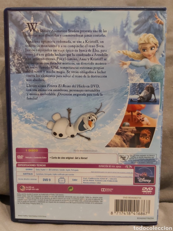 Cine: Frozen. DVD. - Foto 2