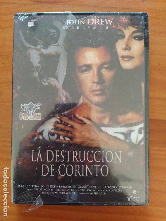 Cine: DVD LA DESTRUCCION DE CORINTO - JOHN DREW BARRIMORE - NUEVO, PRECINTADO (D7)