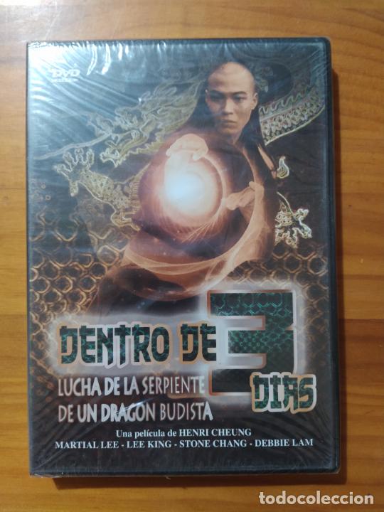 Cine: DVD DENTRO DE 3 DIAS - LUCHA DE LA SERPIENTE DE UN DRAGON BUDISTA - NUEVO, PRECINTADO (2W)
