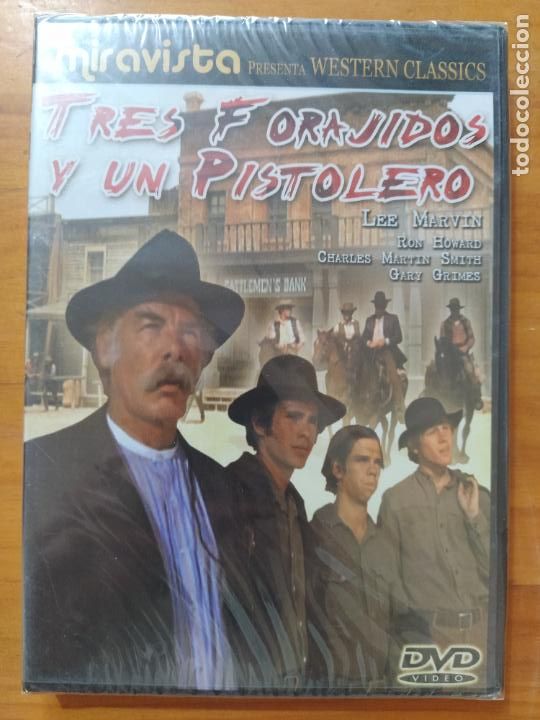 Cine: DVD TRES FORAJIDOS Y UN PISTOLERO - LEE MARVIN - NUEVO, PRECINTADO (AB)