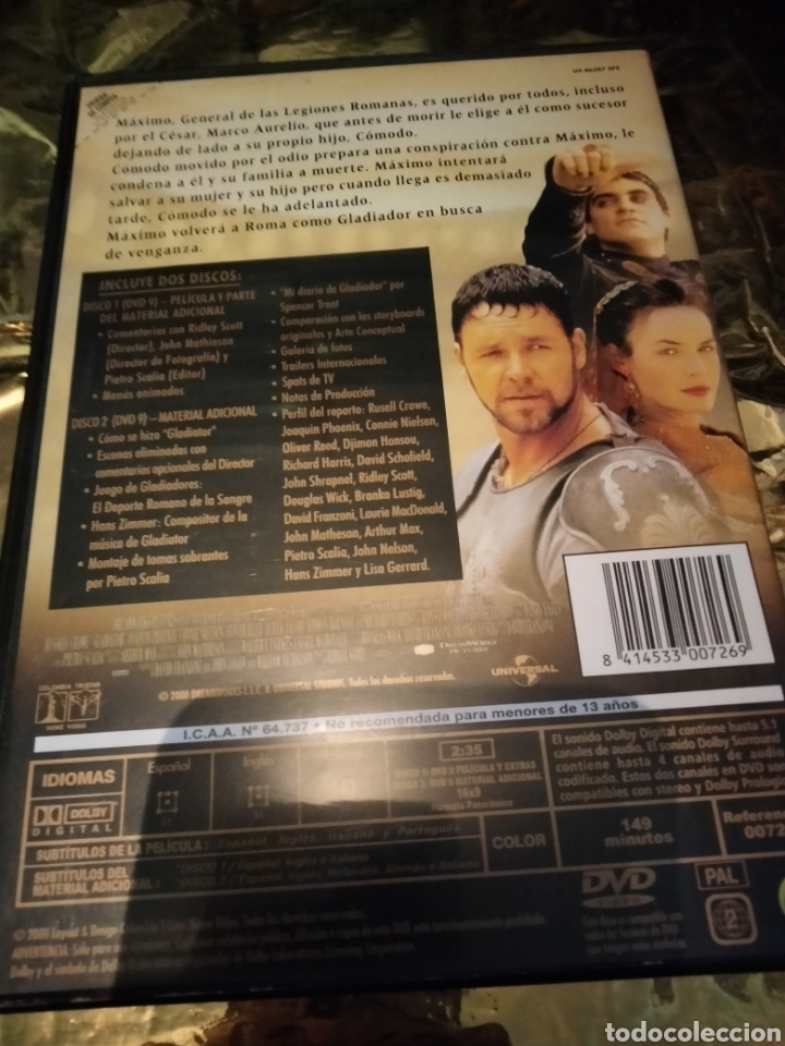 Cine: Gladiator Ed 2 dvd -123 - Foto 2