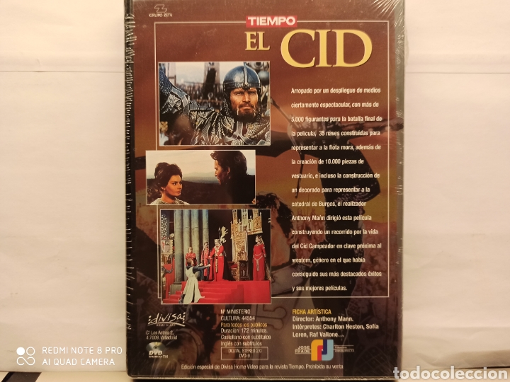 Cine: EL CID. DVD - Foto 2