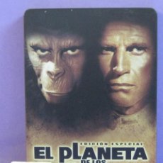 Cine: EL PLANETA DE LOS SIMIOS 35 ANIVERSARIO [DVD EN CAJA METÁLICA. 2 DISCOS]. Lote 311341763