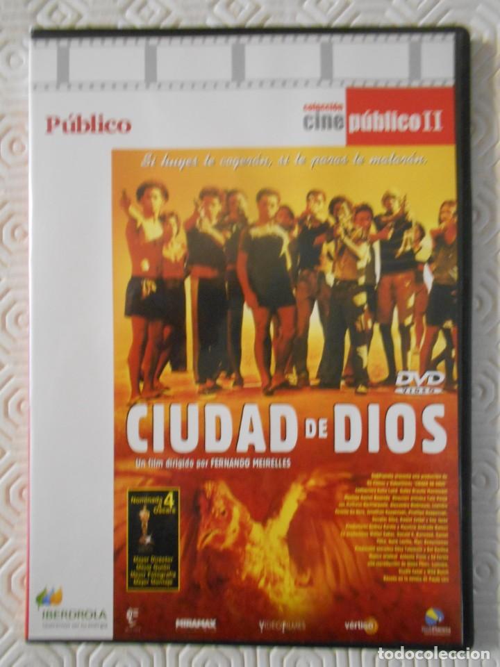 Cine: CIUDAD DE DIOS. DVD DE LA PELICULA DE FERNANDO MEIRELLES. COLOR. ESTUCHE FINO. IMPRESCINDIBLE.
