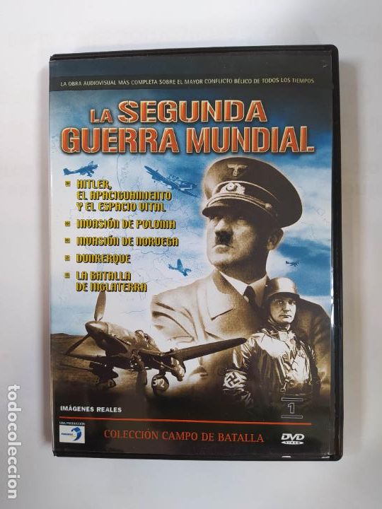 Cinema: LA SEGUNDA GUERRA MUNDIAL N&ordm; 1. COLECCI&Oacute;N CAMPO DE BATALLA. HITLER. DVD. TDKV16A