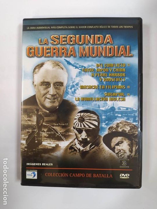 Kino: LA SEGUNDA GUERRA MUNDIAL N&ordm; 3. COLECCI&Oacute;N CAMPO DE BATALLA. CONFLICTO ENTRE JAPON CHINA DVD. TDKV16A