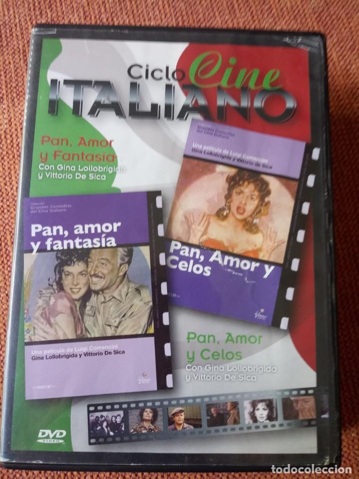 Kino: PEL&Iacute;CULA. DVD, CICLO ITALIANO, PAN AMOR Y CELOS, PAN AMOR Y FANT&Aacute;SIA, GINA LOLLOBRIGIDA. NUEVA