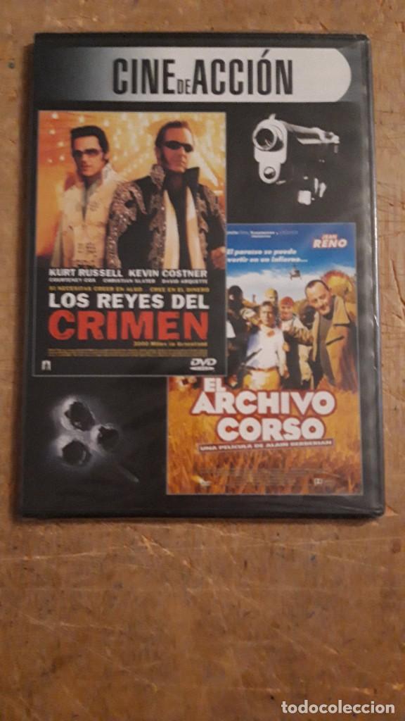 Cine: 1 DVD ** LOS REYES DEL CRIMEN Y EL ARCHIVO CORSO ** CINE ACCION. PRECINTADO
